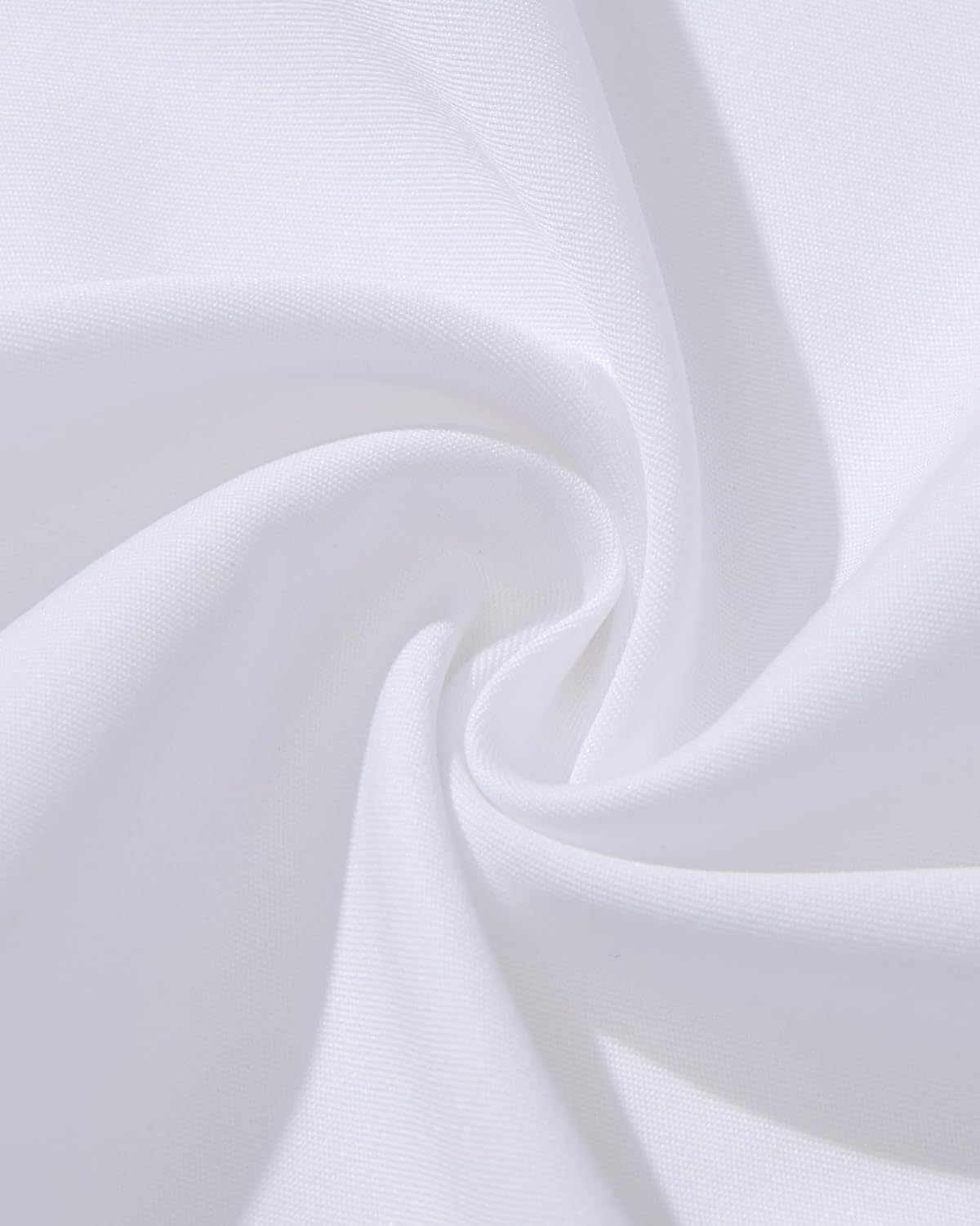 Mens Dress Shirt Long Sleeve Wrinkle Free Stretch Button Down Shirts White