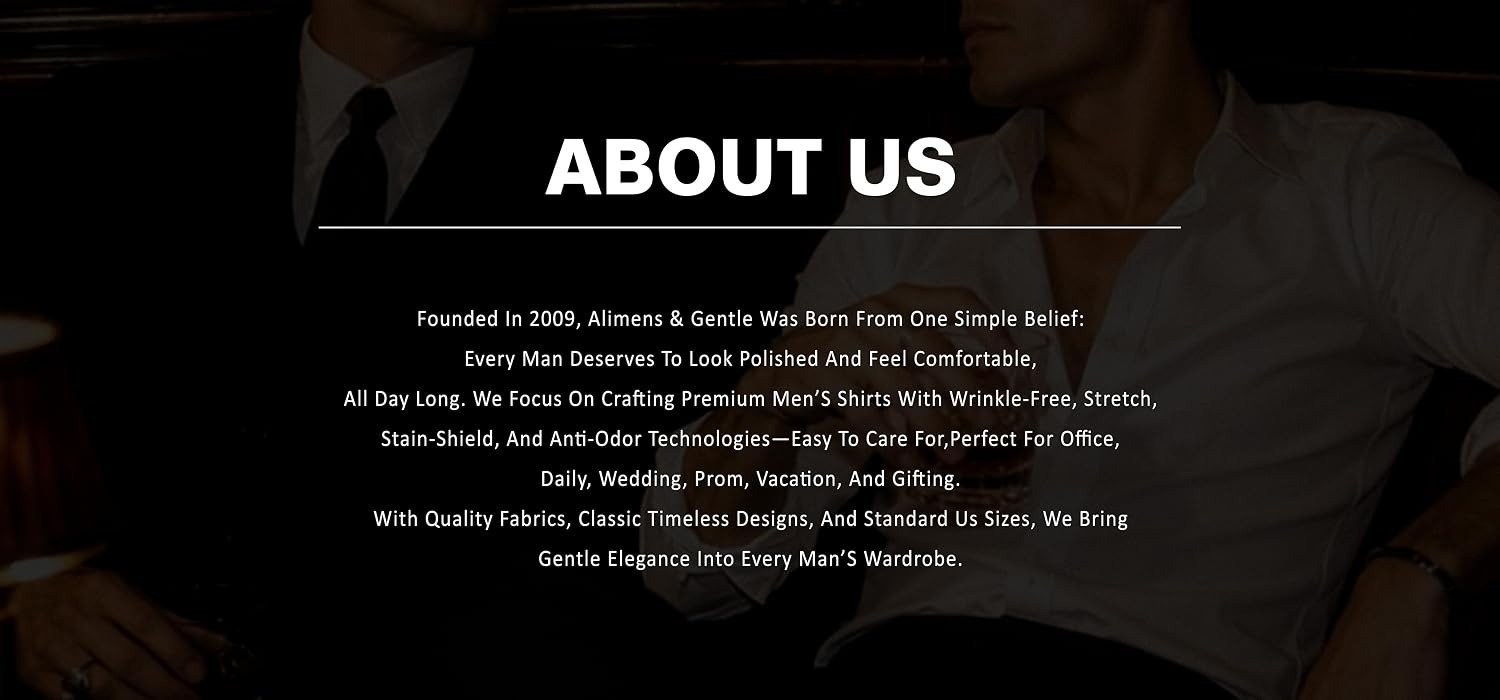 Alimens & Gentle Store Alimens & Gentle | Men's Dress Shirts & Wrinkle-Free - Alimens & Gentle Store
